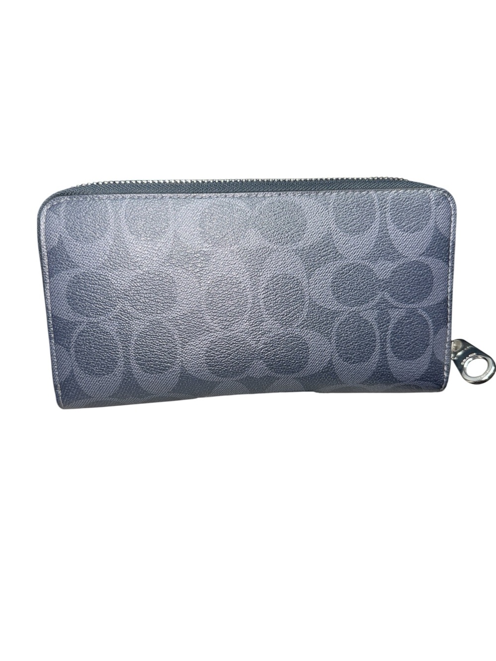 Coach Zip Around Long Wallet - Denim Color (NWOT) - Picture 2 of 6